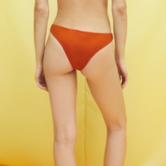 3/30 Zara rust Teeny cheeky bikini size Large new - Picture 2 of 5